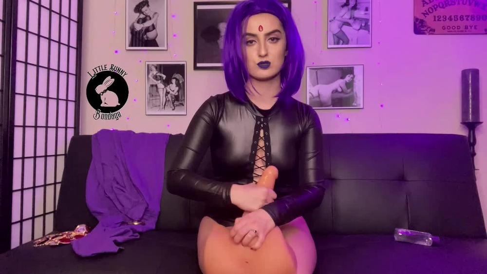 Poster for Manyvids Model - Raven Cruel Joi - Littlebunnyb - Domination, Cosplay, Joi (Косплей)