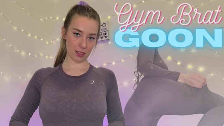 Poster for Goddess Ally Etana - Gym Brat Goon - Manyvids Star - Tights Fetish, Brat Girls (Богиня Элли Этана Фетиш В Колготках)