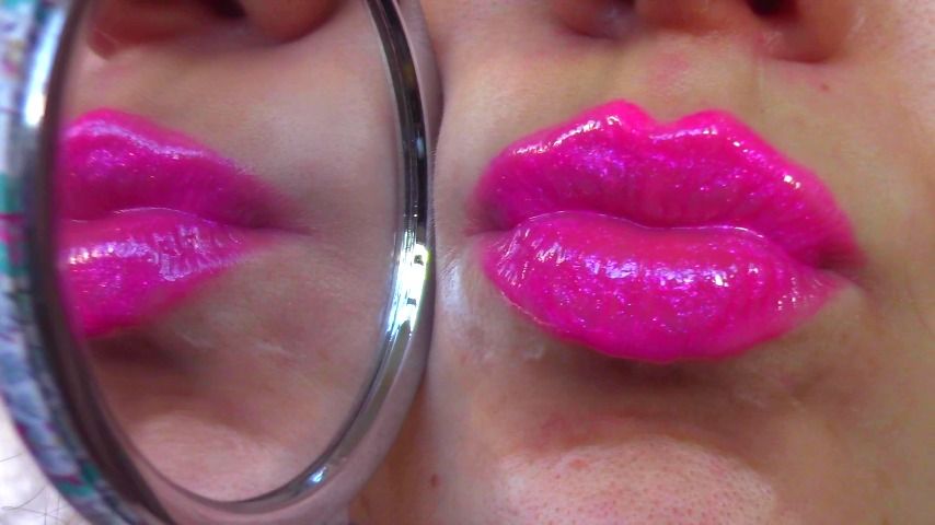 Poster for Glossy Pink Mesmer Lips - Goddess Vanessa - Manyvids Model - Lip Gloss, Lips (Богиня Ванесса Блеск Для Губ)