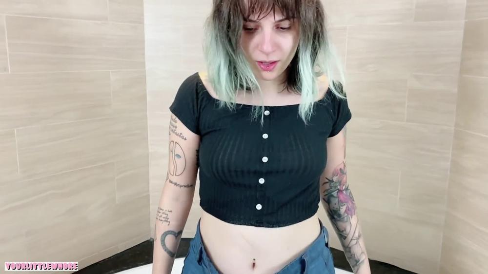 Poster for Lily Ann X - Manyvids Star - Geting Soaked In Long Jeans Skirt - Pee, Bathtub Fetish, Jeans Fetish (Лили Энн Икс Фетиш В Ванной)