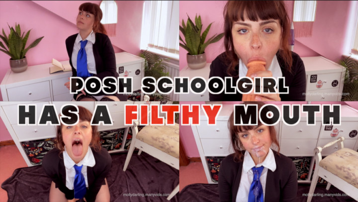 Poster for Molly Darling - Manyvids Girl - Posh Schoolgirl Has A Filthy Mouth - Dirty Talking, Taboo, School Girl (Молли Дарлинг Табу)