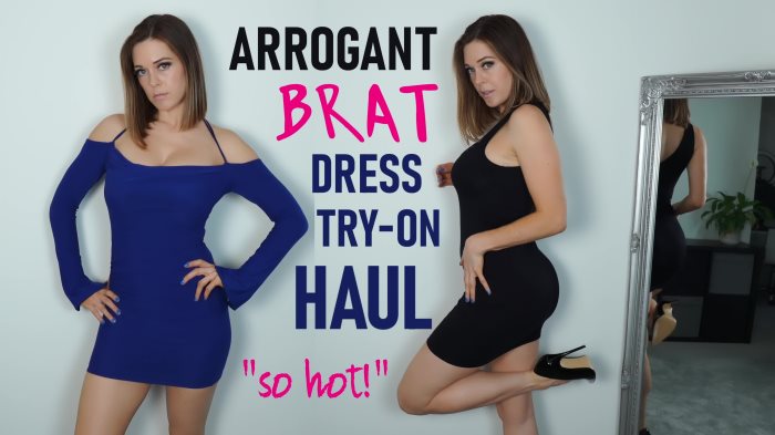 Poster for Humiliation From Miss Alika - Clips4Sale Shop - Arrogant Brat Try On Haul (4K) (Унижение От Госпожи Алики)