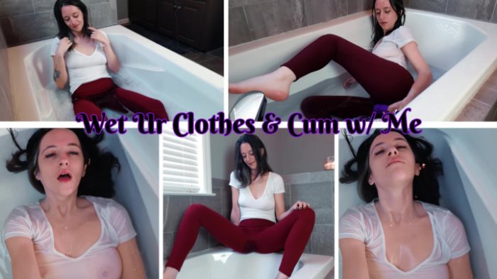 Poster for Clips4Sale Creator - Sage Eldritch - Wet Ur Clothes & Cum W/ Me - Wettshirt, Nipples, Vibrator (Мудрец Элдрич Вибратор)