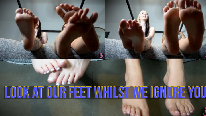 Poster for Manyvids Girl - Summer Fox - Look At Our Feet Whilst We Ignore You - Foot Fetish, Feet, Ignore (Летняя Лиса Игнорировать)