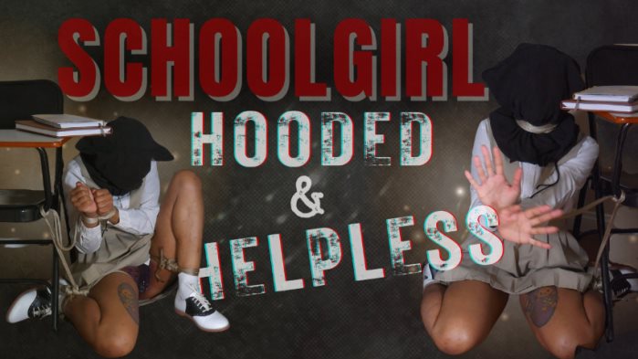 Poster for Schoolgirl Hooded And Helpless - Clips4Sale Girl - Cupcake Sinclair - Blindfolds, Upskirt (Кекс Синклер Юбка До Пят)