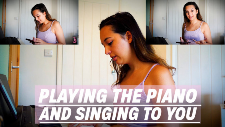 Poster for Playing The Piano And Singing To You - Manyvids Girl - Summer Fox - Piano, Singing (Летняя Лиса План)