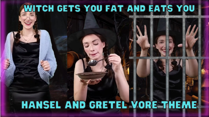 Poster for You Are Eaten By An Evil Witch - August 16, 2022 - Manyvids Girl - Wetschoolgirl - Transformation Fantasies, Vore, Erotic Magic