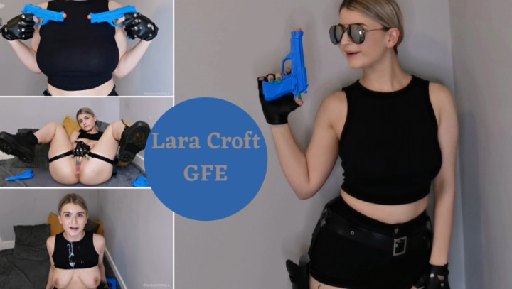 Poster for Isla White - Manyvids Model - Lara Croft Gfe - Role Play, Facials, Fantasy (Исла Уайт Уход За Лицом)