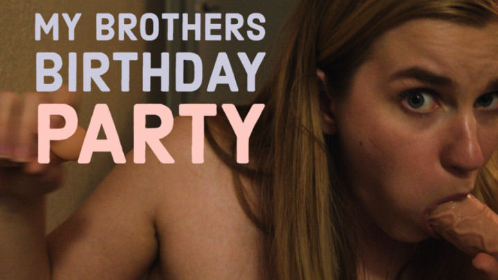 Poster for Jaybbgirl - Manyvids Model - My Brothers Birthday Party - Dildosucking, Taboo (Табу)