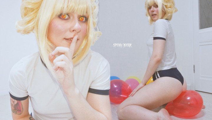 Poster for Spookyboogie - Toga Himiko Blows And Pops Ballons - Manyvids Girl - Big Ass, Teens (18+), Balloons (Воздушные Шары)