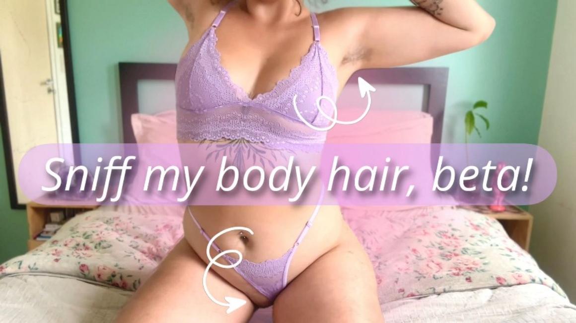 Poster for Goddessdri - Sniff My Body Hair, Beta - Manyvids Girl - Hairy Bush, Femdom Pov, Smell Fetish (Волосатый Куст)