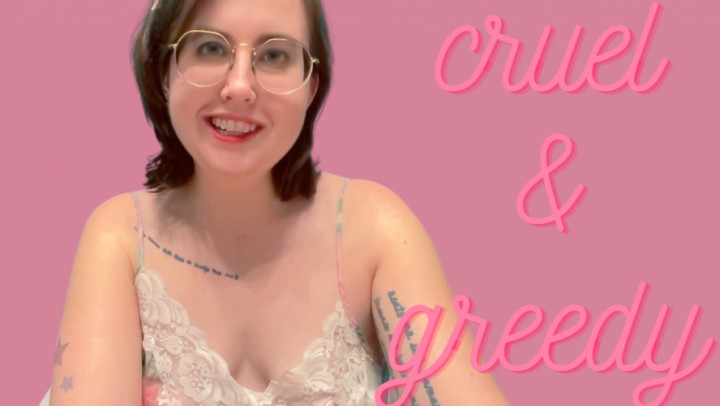 Poster for Manyvids Girl - Cruel Greedy Findom Human Atm - Happylilcamgirl - Glasses, Verbalhumiliation, Moneyfetish (Денежный Фетиш)