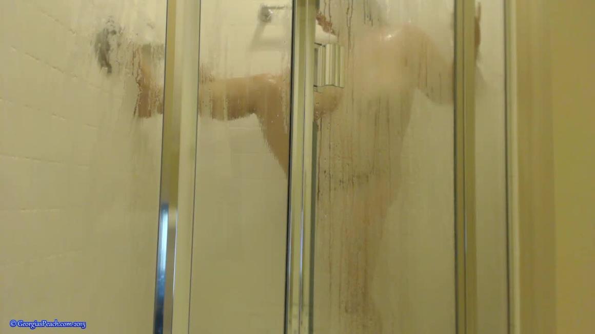 Poster for Perv On Me In The Shower - January 24, 2016 - Manyvids Star - Paypeaches - Shower Scenes, Voyeur, Voyeur Cams (Сцены В Душе)