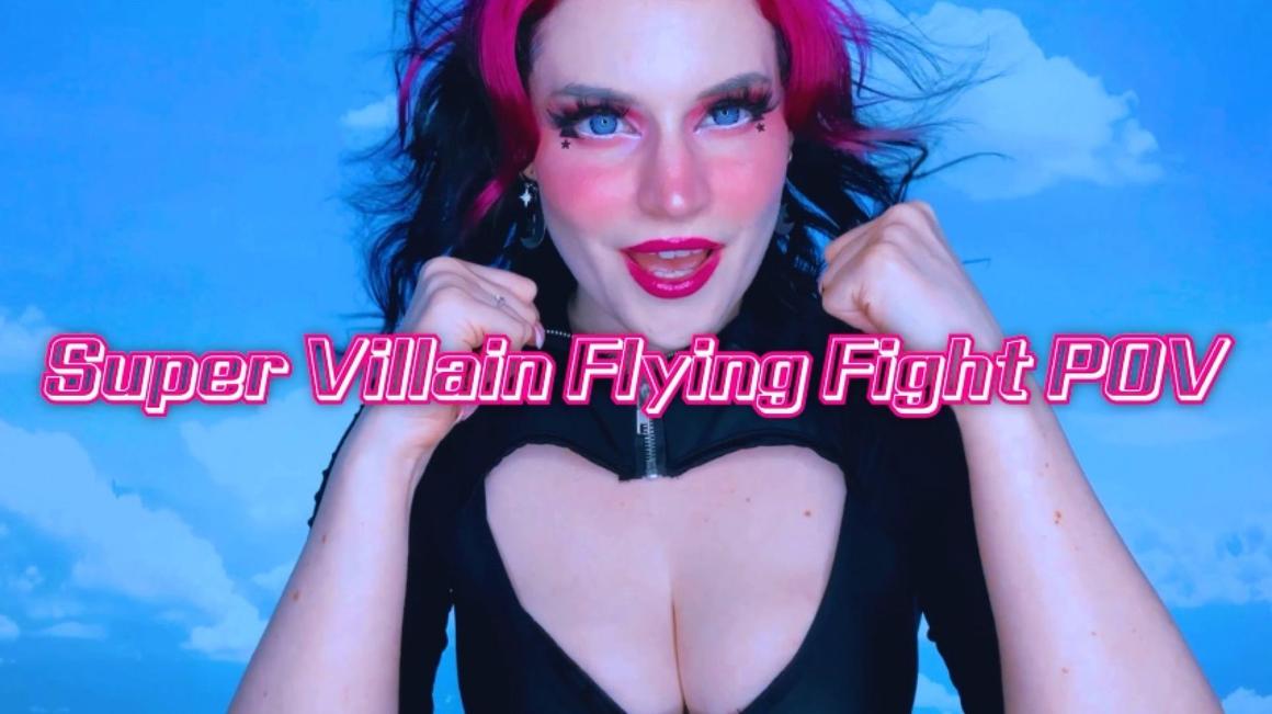 Poster for Super Villain Flying Fight Pov - Starry Yume - Manyvids Star - Pov Fighting, Supervillain, Female Fighting (Звездная Юмэ Борьба За Точку Зрения)