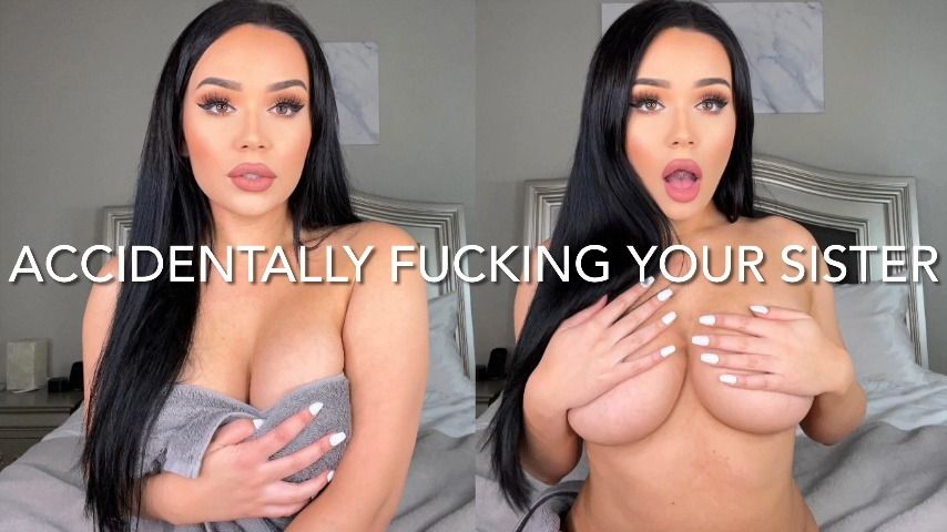 Poster for Manyvids Girl - Mia Jocelyn - Accidentally Fucking Your Sister - Taboo, Big Tits, Kink (Миа Джослин Перегиб)