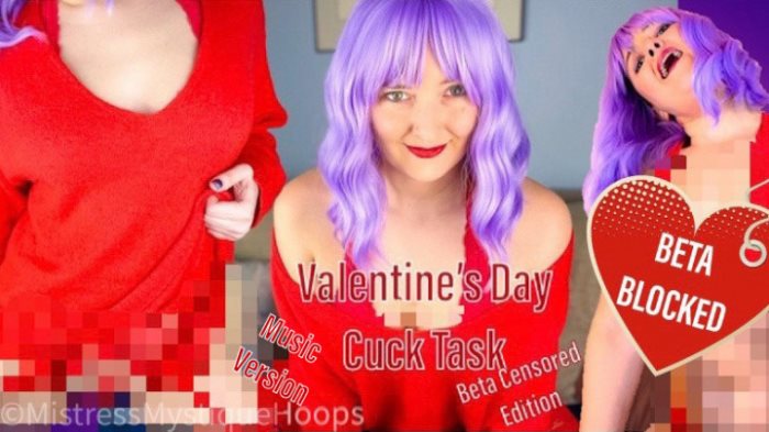 Poster for Mistressmystique - Clips4Sale Model - Valentines Day Cuck Task Music Version - Beta Censor Edition - Beta, Femdom, Valentinesday (День Святого Валентина)