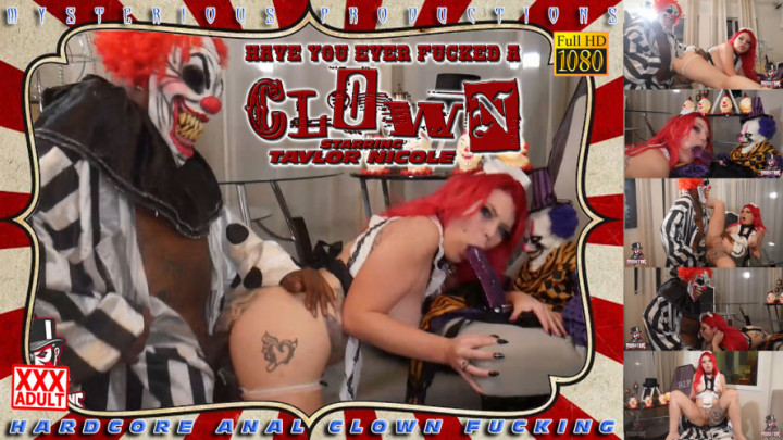 Poster for Mysterious Prod - You Ever Fucked A Clown? - Taylor Nicole - November 04, 2021 - Manyvids Model - Milf, Bbc (Милф)