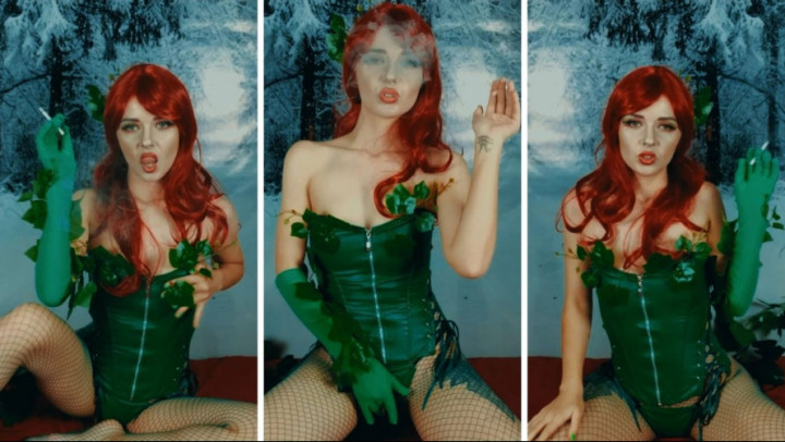 Poster for Poison Ivy Cosplay - Smoke And Flame - Mar 18, 2021 - Lil Cosplay Slut - Manyvids Girl - Costume, Smoking (Лил Косплей Шлюха На Заказ)