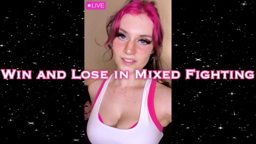 Poster for Win And Lose In Mixed Fighting - Manyvids Star - Starry Yume - Role Play, Pov, Flexing (Звездная Юмэ Сгибание)