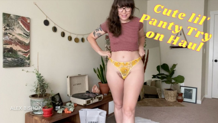 Poster for Manyvids Star - Cute Lil Panty Try On Haul - July 18, 2022 - Alex Bishop - Panty Fetish, T-Shirts And Panties (Алекс Бишоп Футболки И Трусики)