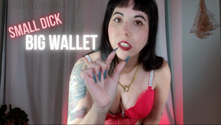 Poster for Jadelussuria - Small Dick, Big Wallet - Manyvids Girl - Money Fetish, Sph