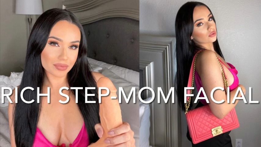 Poster for Mia Jocelyn - Rich Step-Mom Facial - Manyvids Star - Facials, Big Tits, Milf (Миа Джослин Милф)