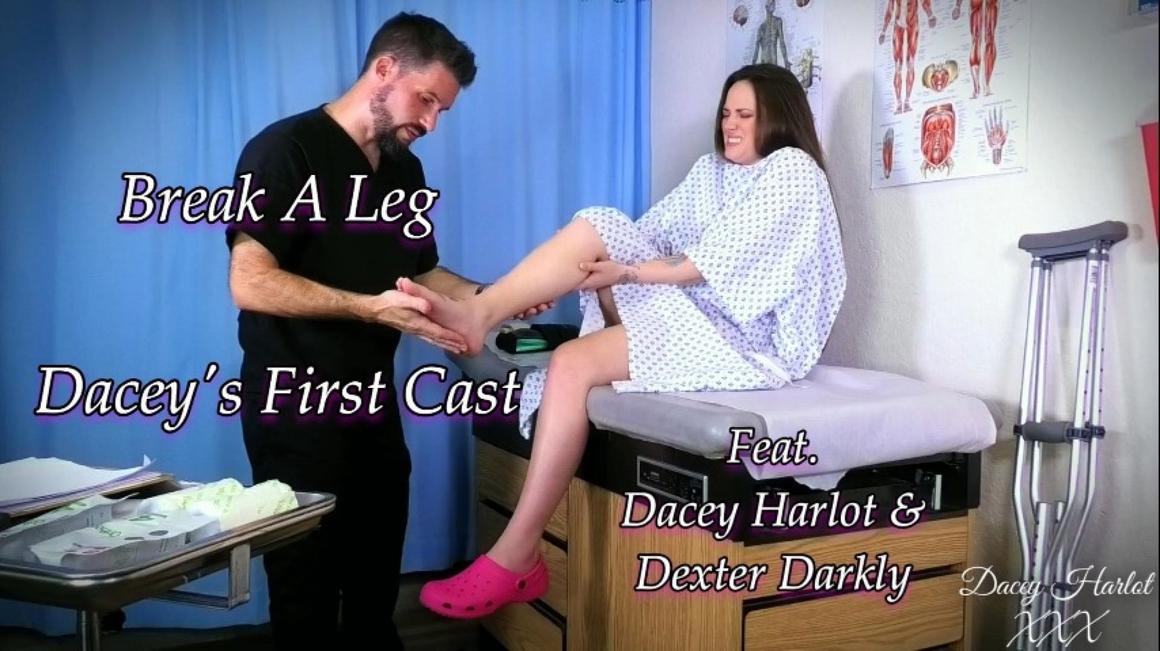 Poster for Theharlothouse - Break A Leg! Dacey'S 1St Cast - Manyvids Girl - Cast Fetish, Leg Cast & Sprained Ankle, Crutches (Литой Фетиш)