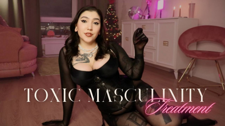 Poster for Devillishgoddess - Manyvids Star - Toxic Masculinity Treatment By Devillish Goddess Ileana - Femdom, Corset (Корсет)