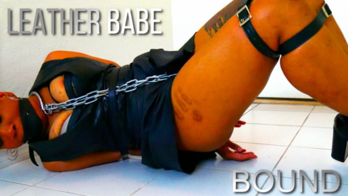 Poster for Cupcake Sinclair - Clips4Sale Girl - Leather Babe Bound - Handcuffandshacklefetish, Leather, Struggling (Кекс Синклер Кожа)