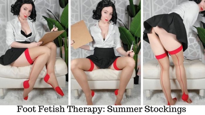 Poster for Thetinyfeettreat - Clips4Sale Model - Stockings Foot Fetish Therapy - Feet, Footfetish (Ноги)