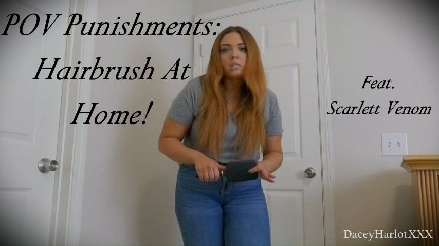 Poster for Pov Punishments: Hairbrush At Home - September 03, 2021 - Theharlothouse - Manyvids Model - Sfw, Hair Brush Spanking, Spanking (Шлепки)