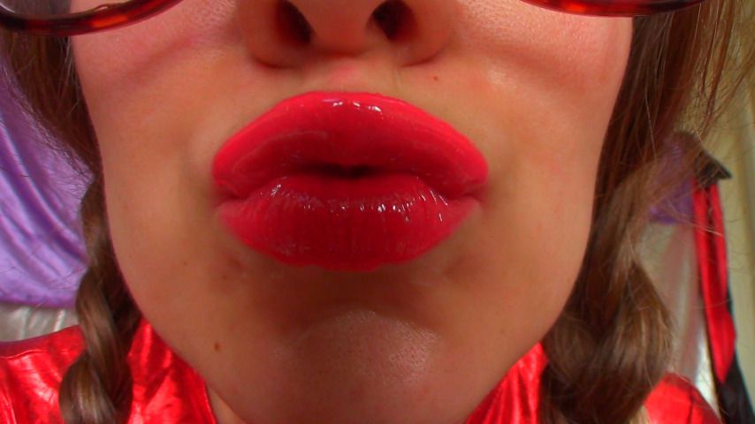 Poster for Worship Shiny Kissing Lips - Goddess Vanessa - Manyvids Girl - Lipstick, Lipstick Fetish (Богиня Ванесса Фетиш Помады)