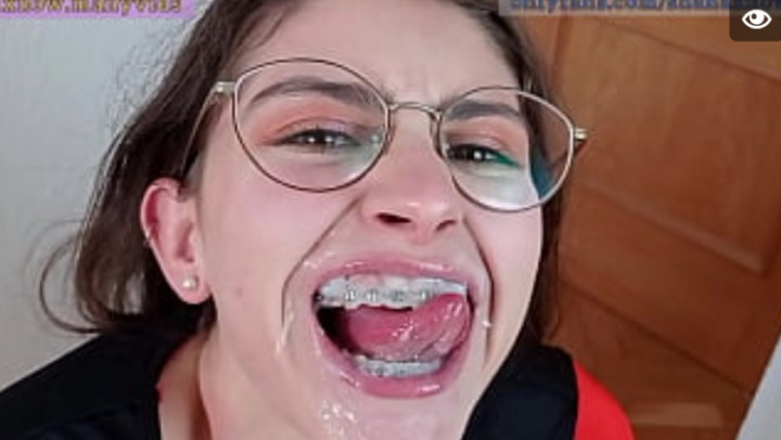 Poster for Manyvids Star - Please Cum On My Braces Dirty Talking Bj - Shanaxnow - Eyeglasses, Blowjob (Шанакснов Очки)