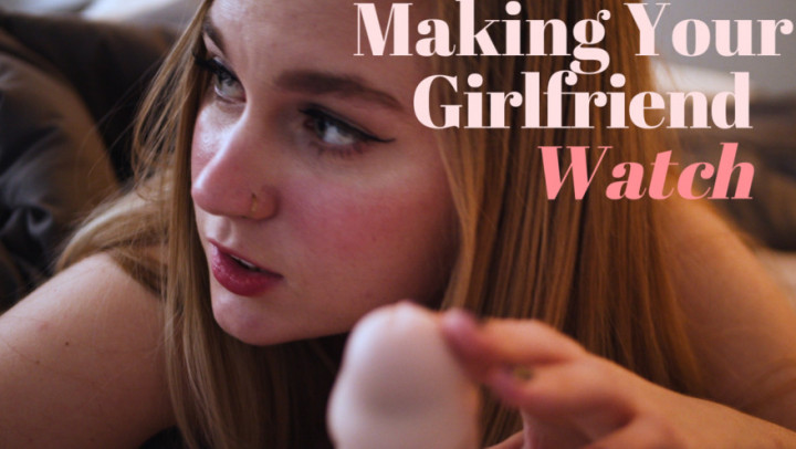 Poster for Manyvids Girl - Jaybbgirl - Making Your Girlfriend Watch - Femdom, Humiliation (Унижение)