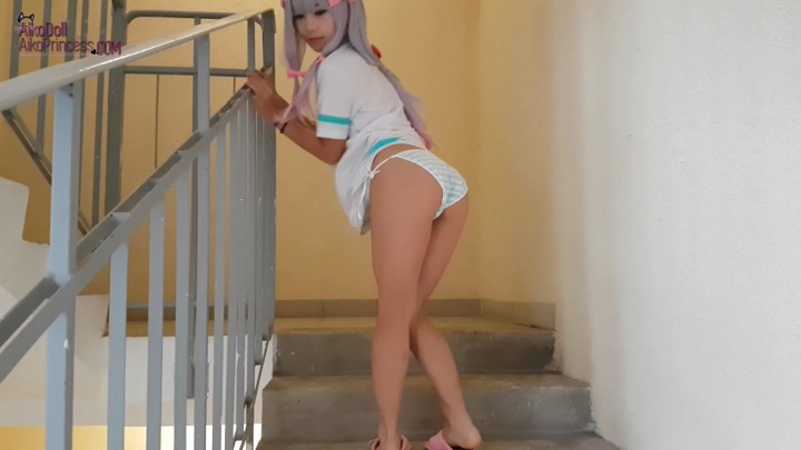 Poster for Manyvids Girl - Izumi Sagiri Gets Out Feet Banana Smash - October 06, 2017 - Aiko Moe - Barefoot, Cosplay, Asian (Айко Мо Азиатский)