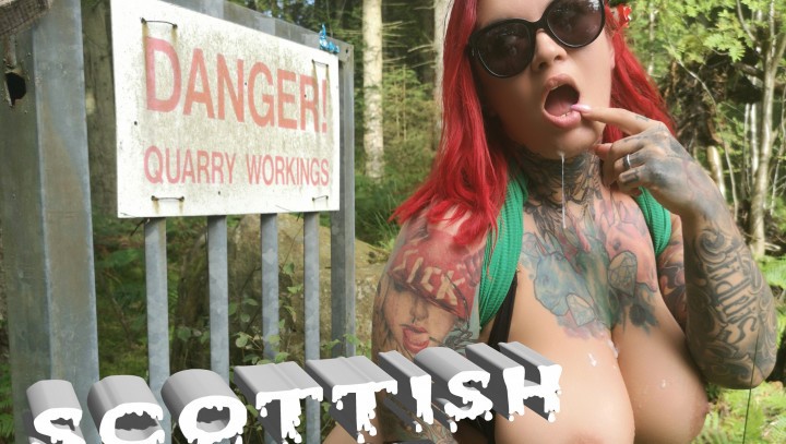 Poster for Sabiendemonia - Sabiendemonia Scottish Quickie - Manyvids Girl - Throat Fucking, Public Outdoor, Outdoors (На Открытом Воздухе)