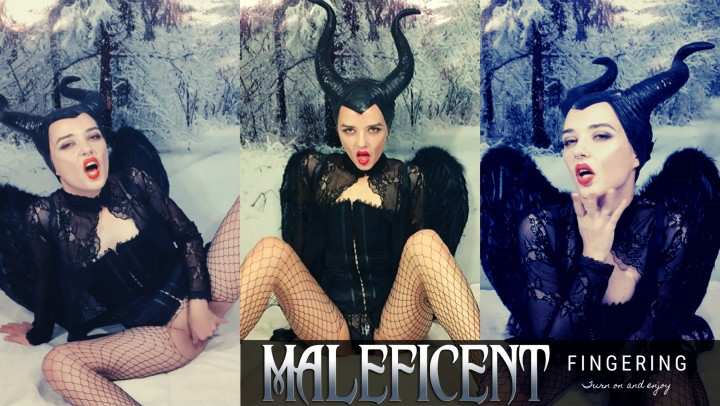 Poster for Lil Cosplay Slut - Maleficent Cosplay:  Fingering - Oct 19, 2019 - Manyvids Star - Costume, Masturbation (Лил Косплей Шлюха Мастурбация)