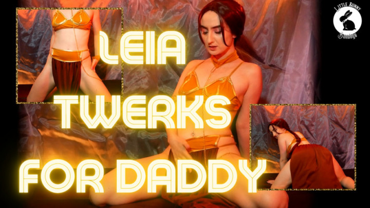 Poster for Littlebunnyb - Leia Strips And Twerks For Daddy - May 3, 2023 - Manyvids Star - Princess, Pawg, Striptease (Стриптиз)