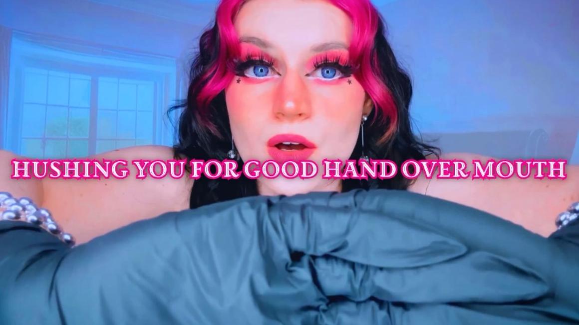 Poster for Hushing You For Good Hand Over Mouth - Starry Yume - Manyvids Model - Hand Over Mouth, Sfw, Femdom Pov (Звездная Юмэ)