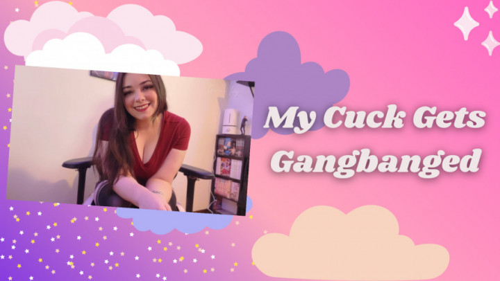 Poster for Manyvids Model - My Cuck Gets Gangbanged - May 07, 2022 - Xgwen Ivy - Role Play, Cuckolding, Bi Curious (Гвен Айви Рогоносец)