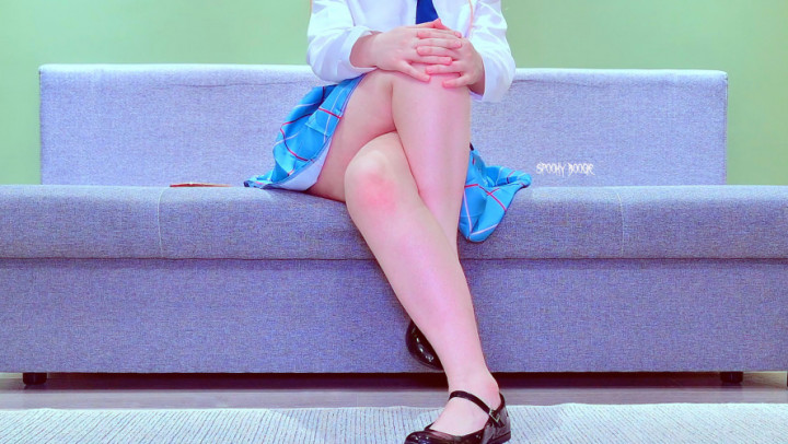 Poster for Do You Love How Classmate Cross Her Legs - Spookyboogie - Manyvids Girl - Shoe Fetish, School Uniform, Asmr (Обувной Фетиш)