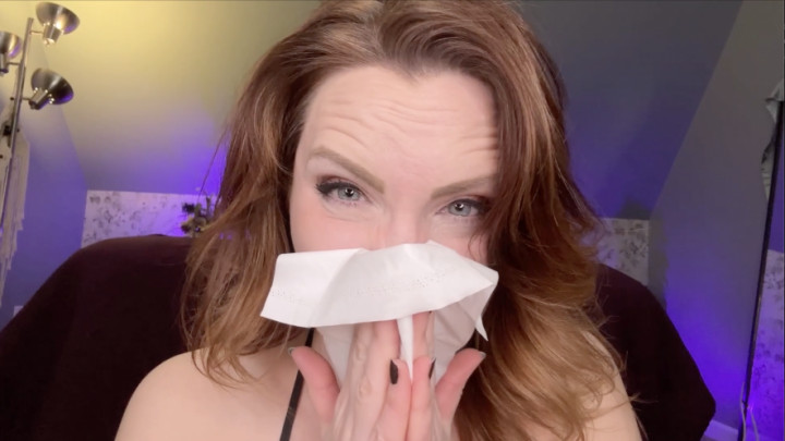 Poster for Manyvids Model - Piggy Nose Blowing And Sneezing - Sneezegoddess - Pignosesneeze, Lipstickfetish, Mucophilia (Пигноснез)