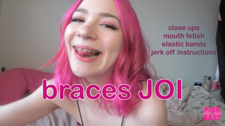 Poster for Pinkbaby24 - Braces Joi - Manyvids Star - Braces, Jerk Off Instruction, Mouth Fetish (Фетиш Рта)