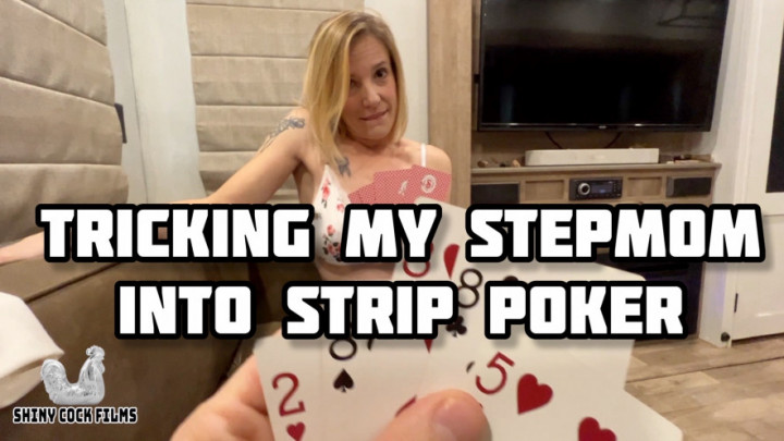 Poster for Manyvids Star - Jane Cane - Tricking My Stepmom Into Strip Poker - March 03, 2023 - Creampie, Mature (Джейн Кейн Зрелые)