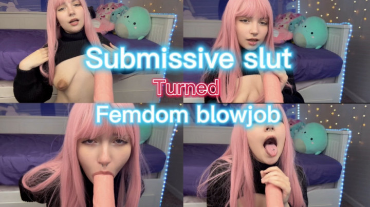 Poster for Submissive Slut Turned Femdom Blowjob - Dogwife - Manyvids Girl - Povblowjob, Femdom