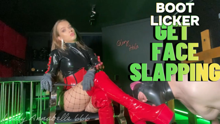 Poster for Manyvids Girl - Taped Bootlicker Get Faceslapping - Ladyannabelle666 - Boot Licking, Bondage, Femdom (Фемдом)