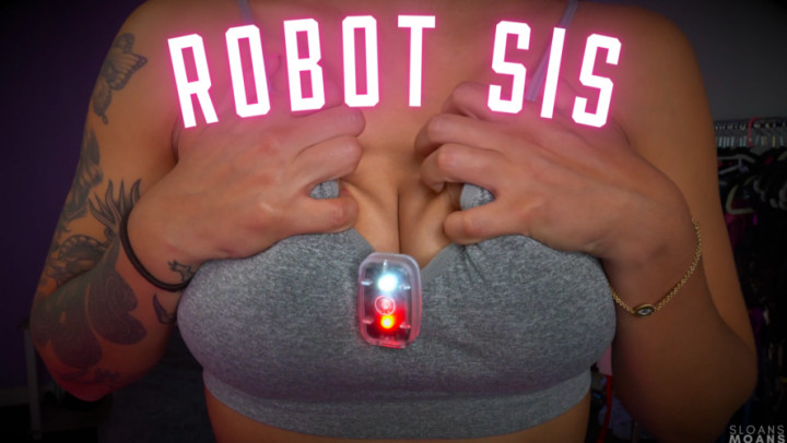 Poster for Sloansmoans - Robot Sister'S Leaky Pussy Pipe - May 29, 2023 - Manyvids Star - Robo, Glitch (Робо)