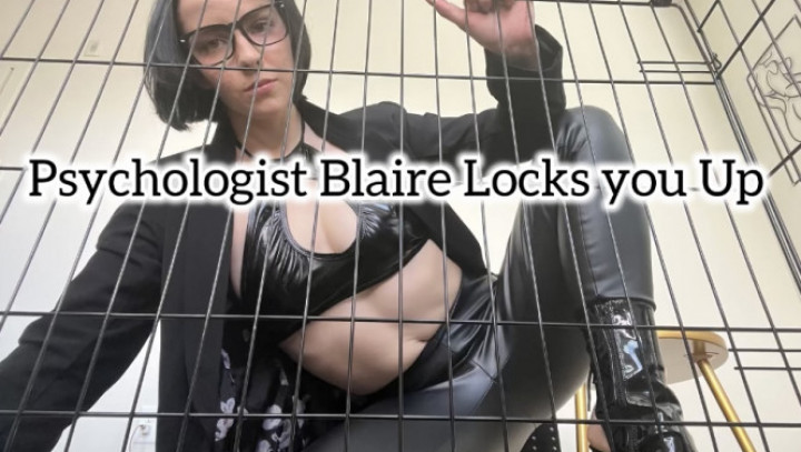 Poster for Manyvids Star - Queenblaire - Psychologist Blaire Locks You Up - Femdom, Businesswoman (Квинблер Бизнесвумен)