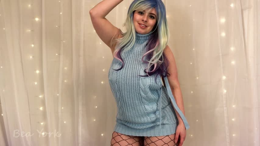 Poster for Bea York - Manyvids Girl - Adorable Girlfriend Cums For You - February 18, 2018 - Fishnets, Wigs (Беа Йорк Рыболовные Сетки)