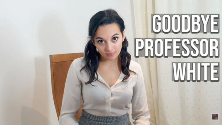 Poster for Goodbye Professor White - Manyvids Girl - Summer Fox - School Girl, Teacher Fetish (Летняя Лиса Школьница)